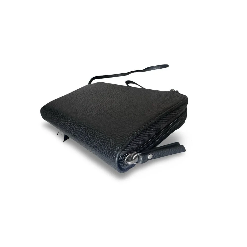 THE SAK 📱IRIS BLACK LEATHER & SUEDE  SMARTPHONE WALLET CROSSBODY EXCELLENT!!!